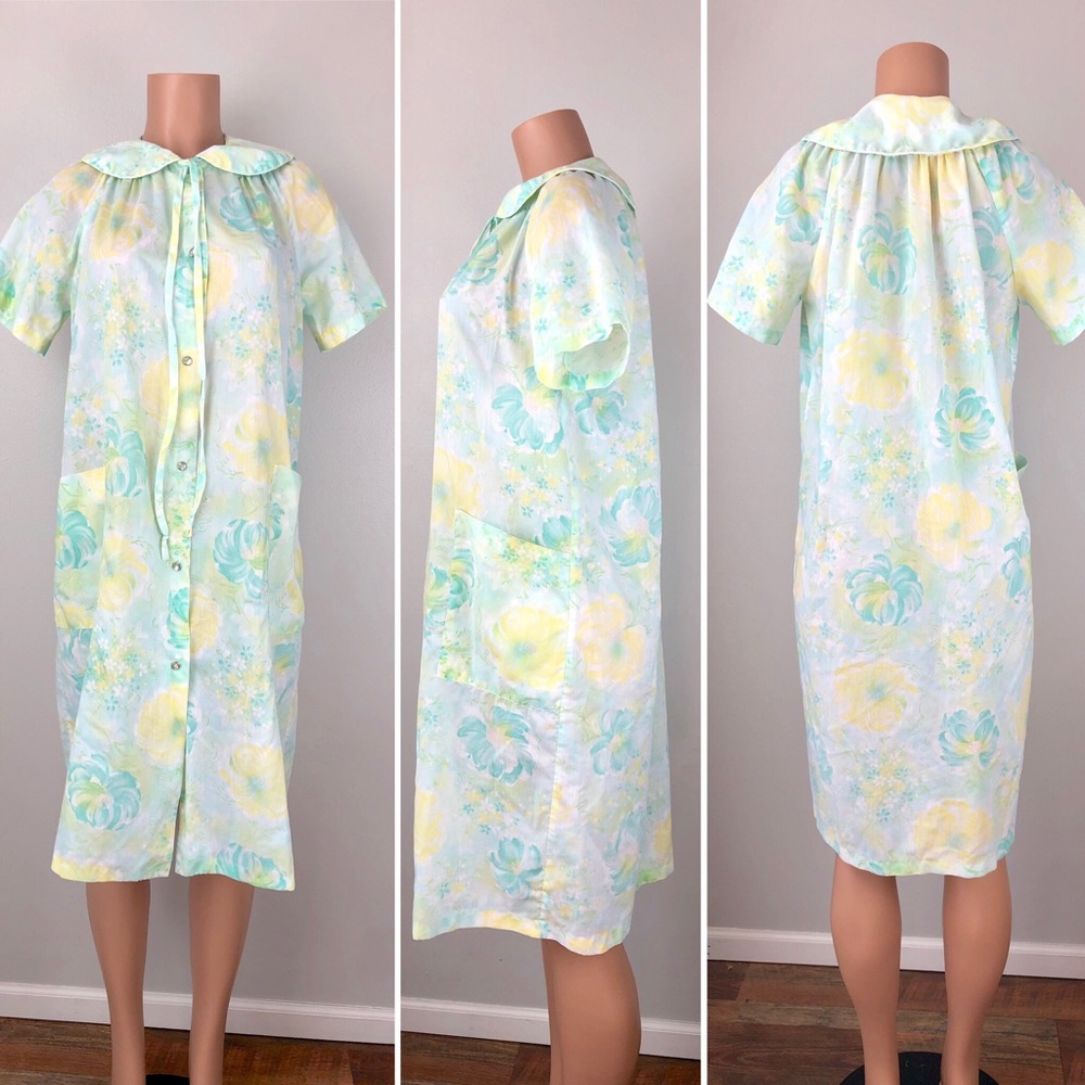 Vintage Leisure Life Nightgown House Dress